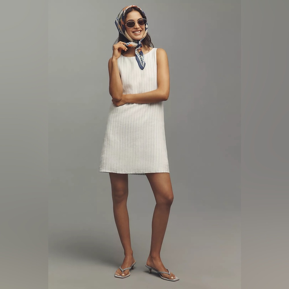 Anthropologie Reformation Jessi Linen Dress 4 NWT $148